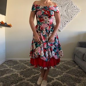 BEAUTIFUL VINTAGE 💎 Howard Wolf 90’s cotton dress